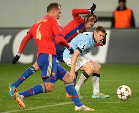 Football. Champions League. CSKA vs. Manchester City