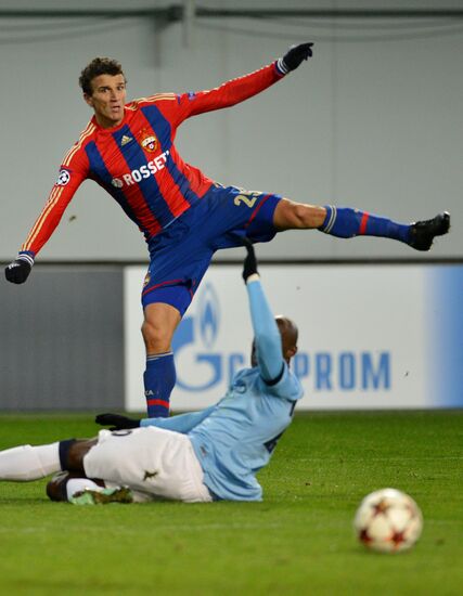 Football. Champions League. CSKA vs. Manchester City
