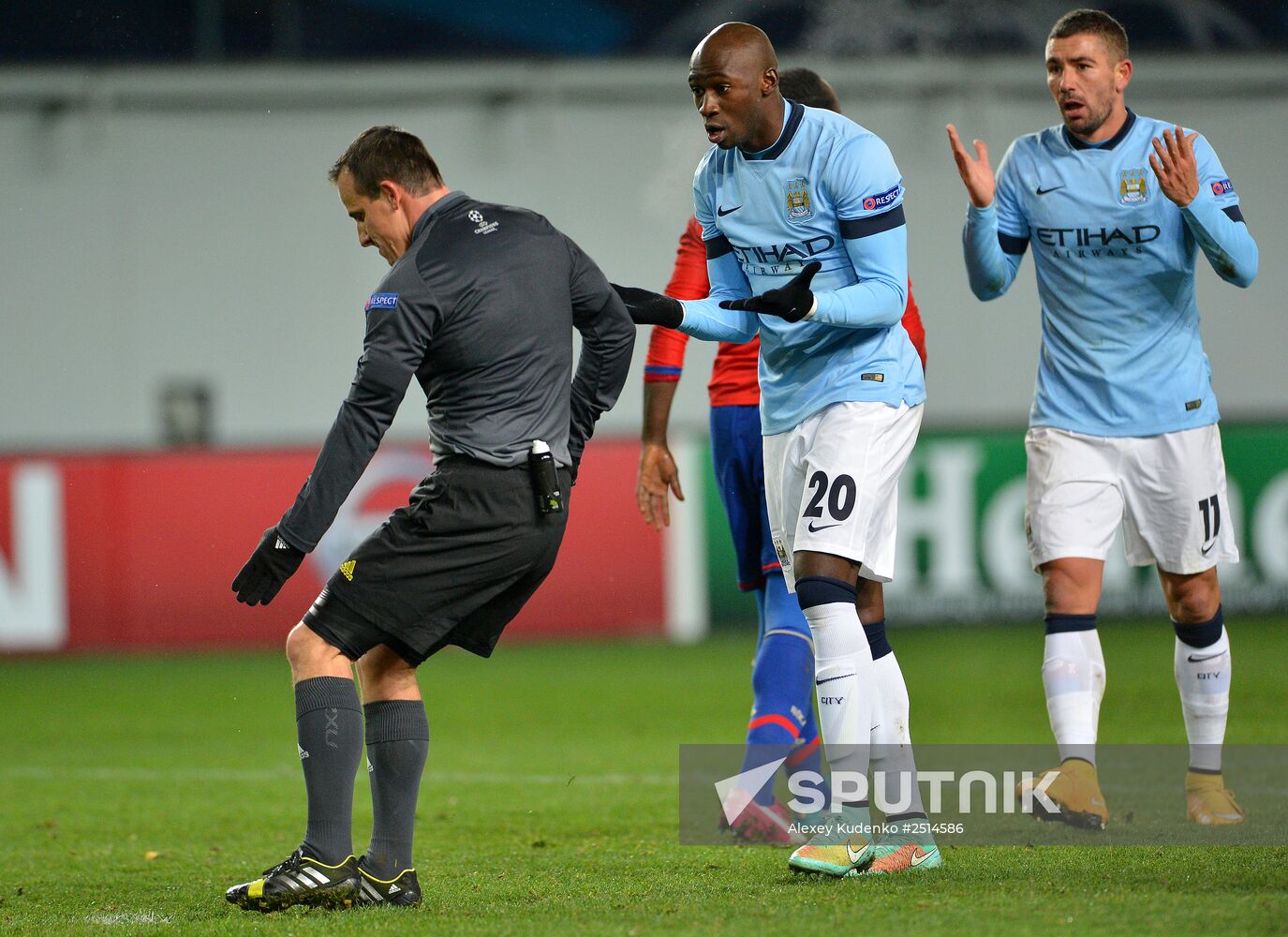 Football. Champions League. CSKA vs. Manchester City