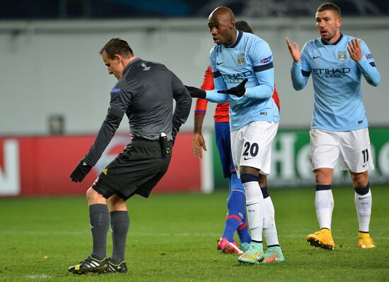Football. Champions League. CSKA vs. Manchester City