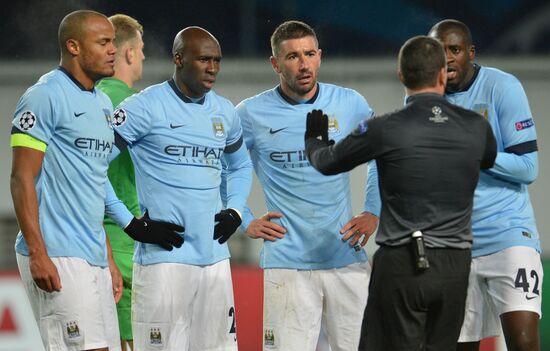 Football. Champions League. CSKA vs. Manchester City