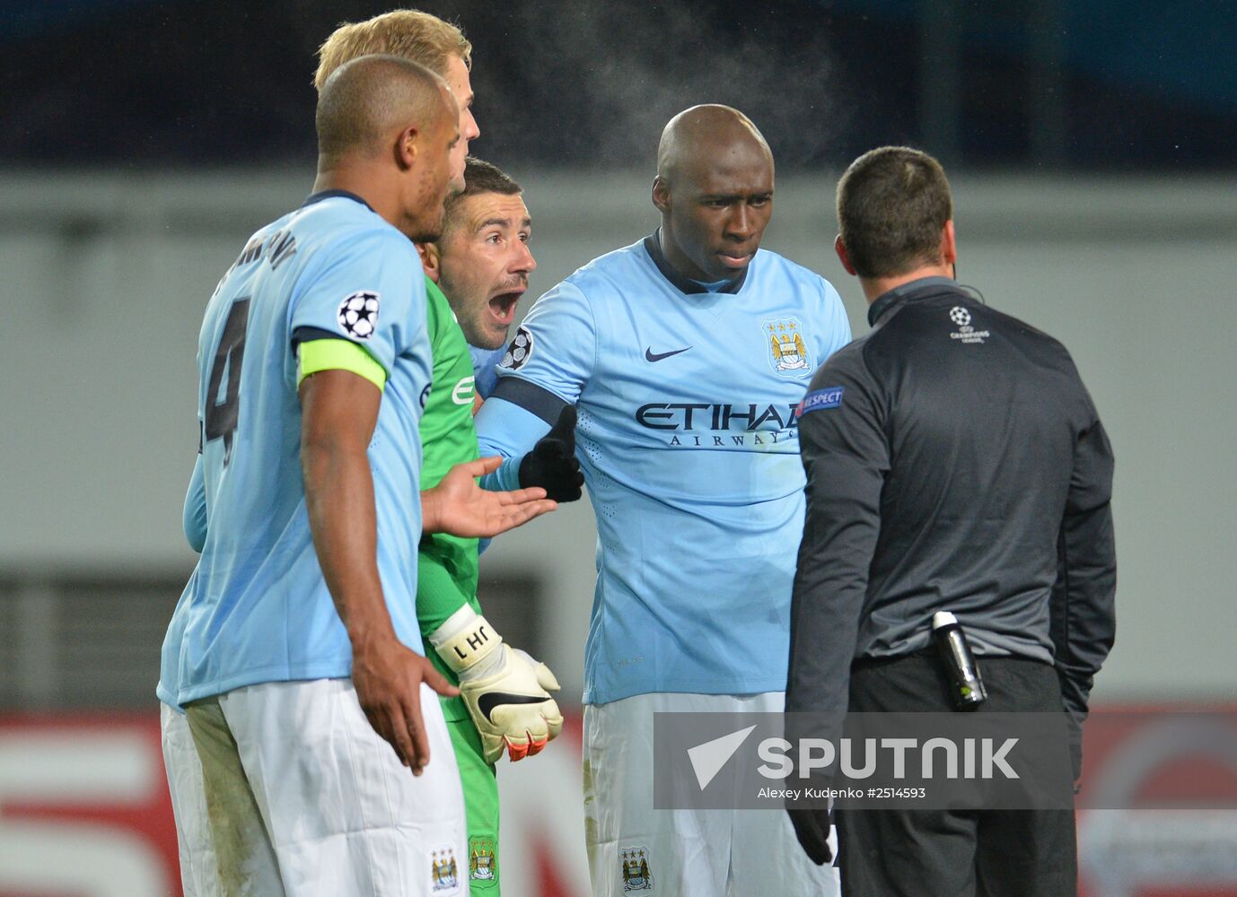 Football. Champions League. CSKA vs. Manchester City