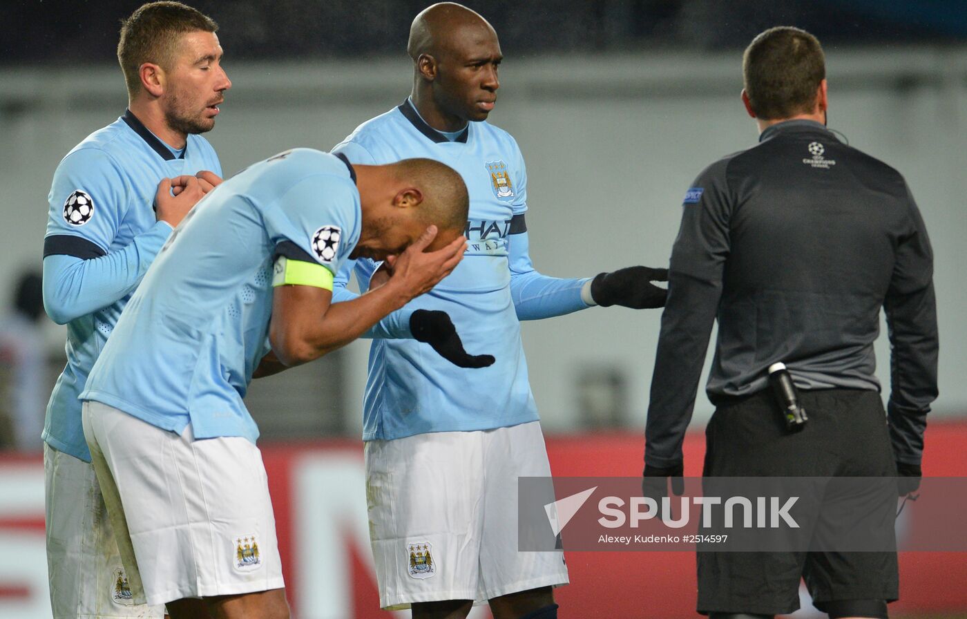 Football. Champions League. CSKA vs. Manchester City