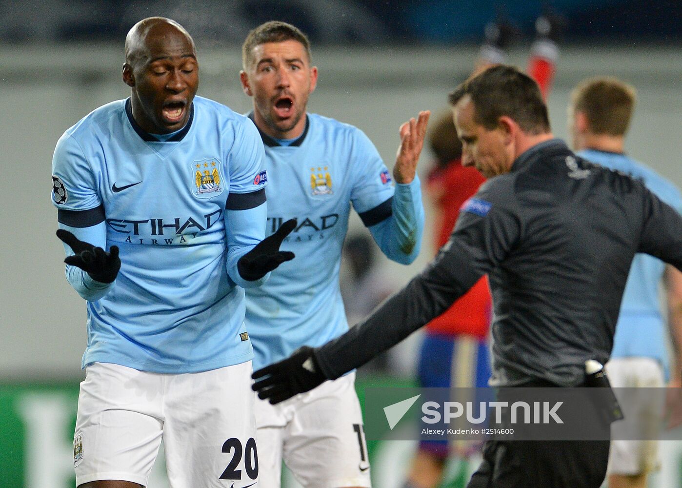 Football. Champions League. CSKA vs. Manchester City