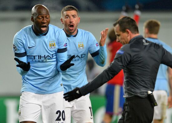 Football. Champions League. CSKA vs. Manchester City