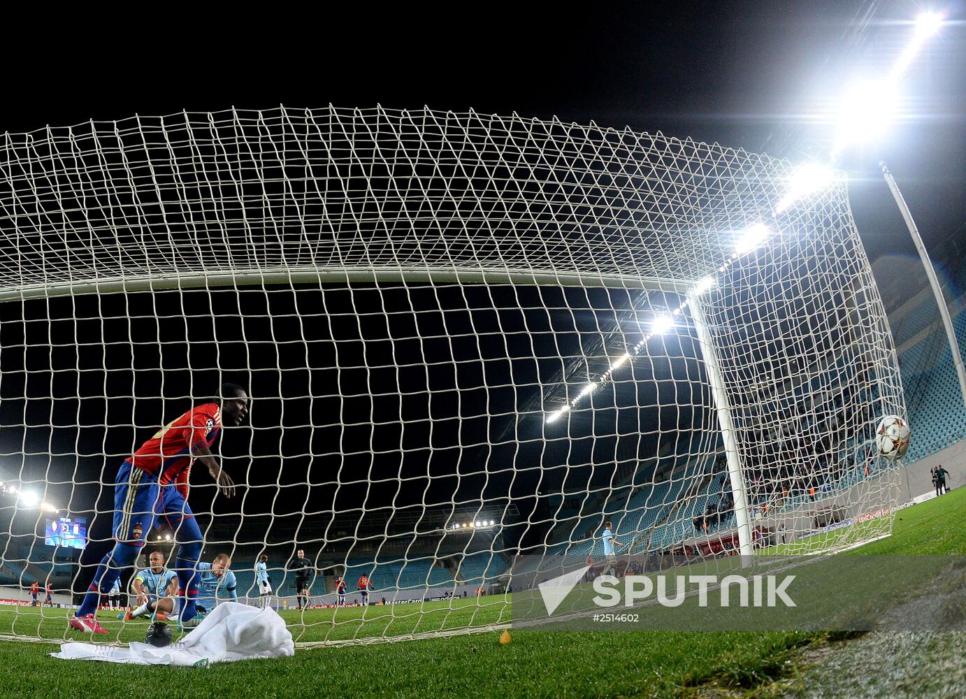 Football. Champions League. CSKA vs. Manchester City
