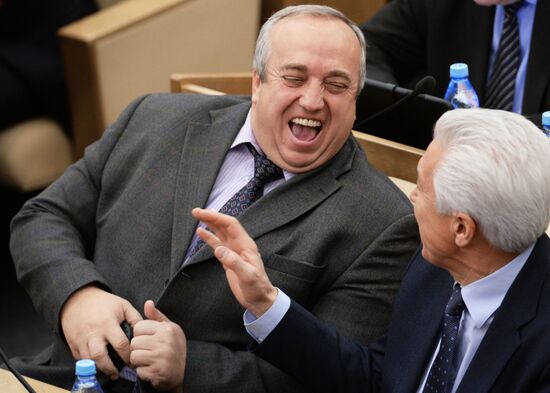State Duma plenary meeting