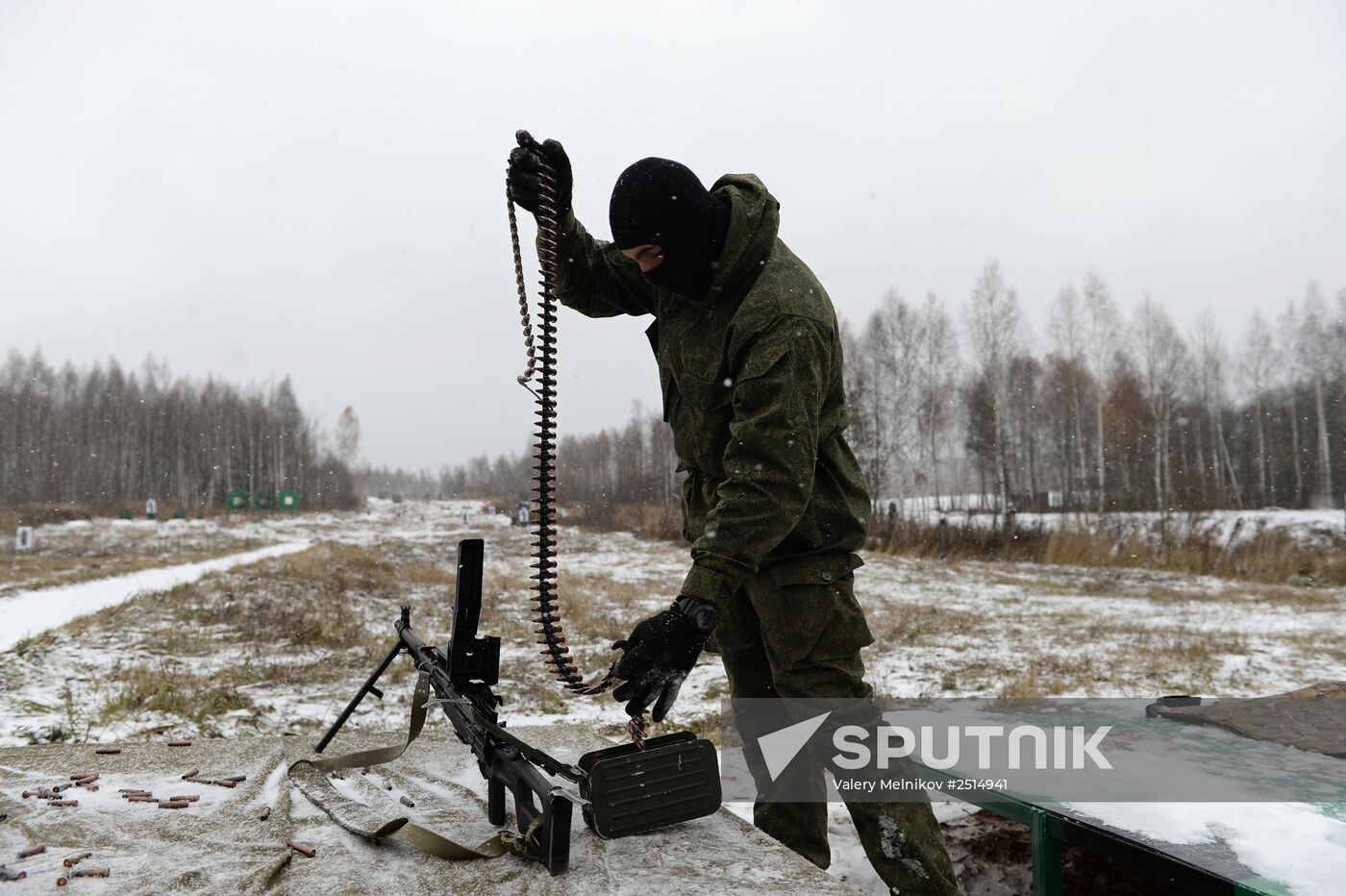 Equipment demonstration at Interpolitex-2014 security exhibition