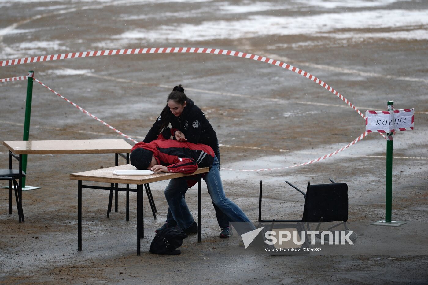 Equipment demonstration at Interpolitex-2014 security exhibition