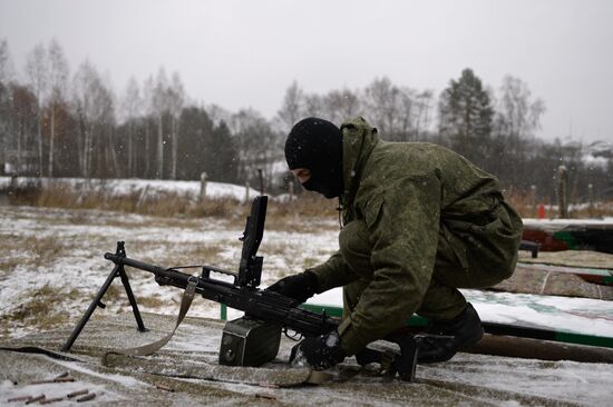 Equipment demonstration at Interpolitex-2014 security exhibition