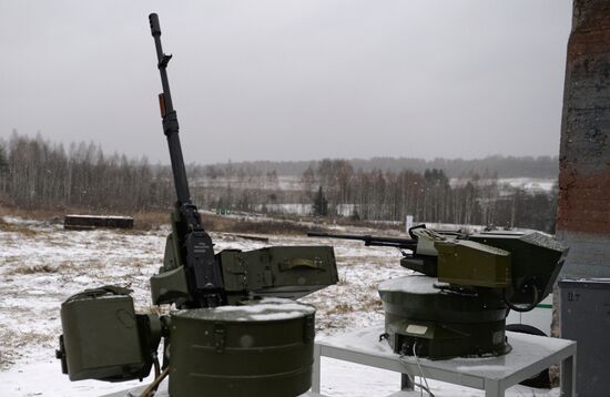 Demonstations of equipment at Interpolitex 2014 exhibition