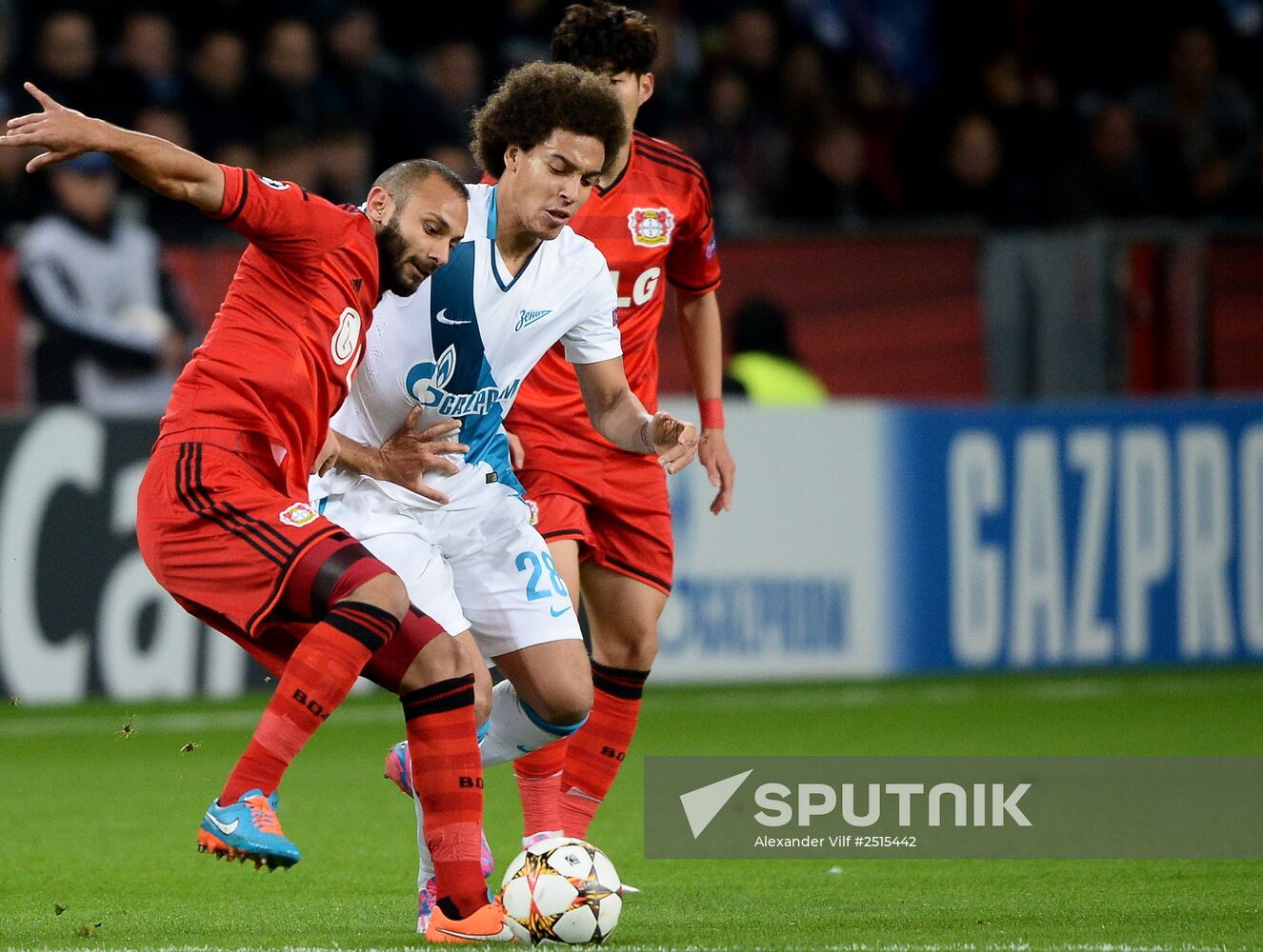 Football. UEFA Champions League. Bayer 04 vs. Zenit
