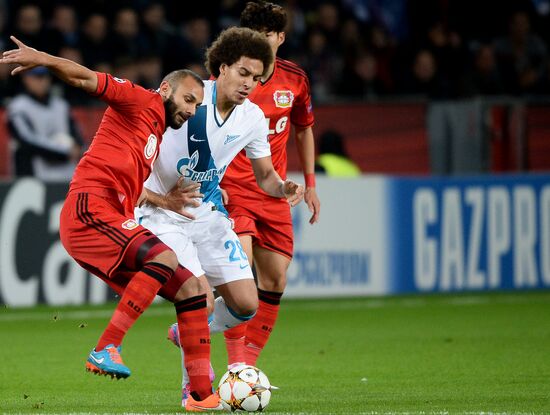 Football. UEFA Champions League. Bayer 04 vs. Zenit