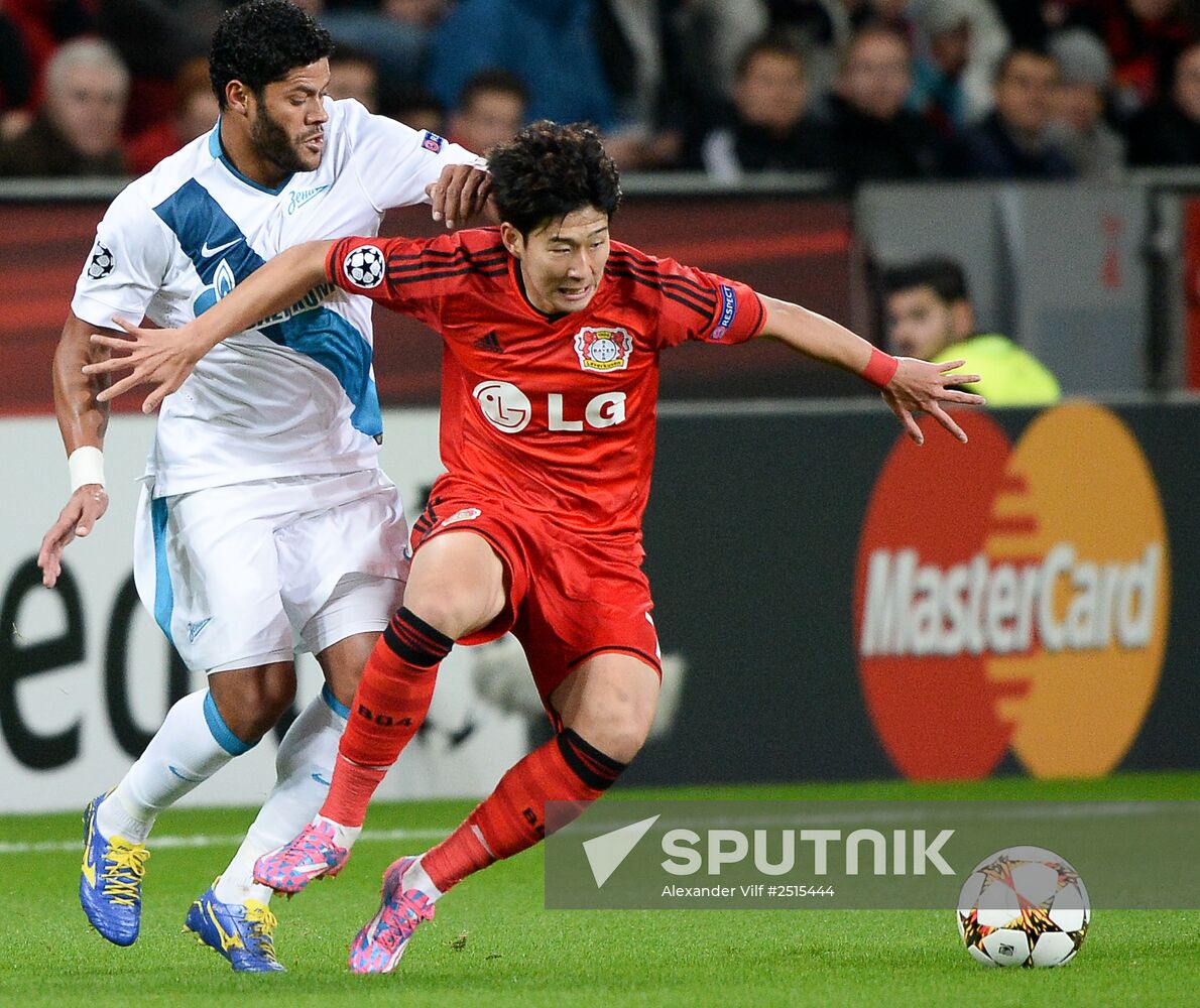 Football. UEFA Champions League. Bayer 04 vs. Zenit