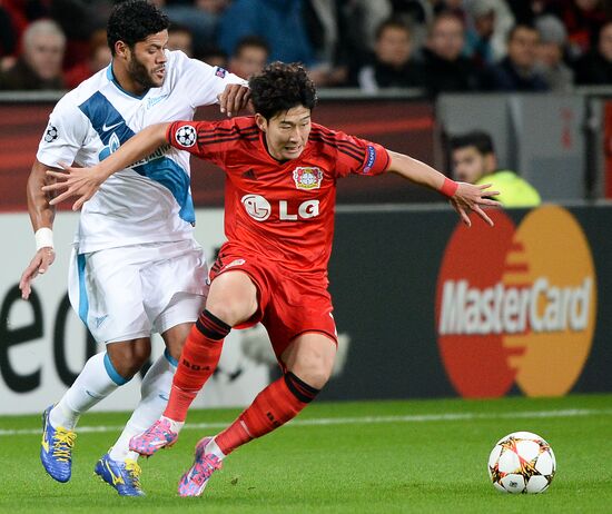 Football. UEFA Champions League. Bayer 04 vs. Zenit