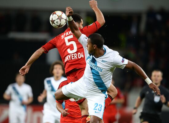 Football. UEFA Champions League. Bayer 04 vs. Zenit