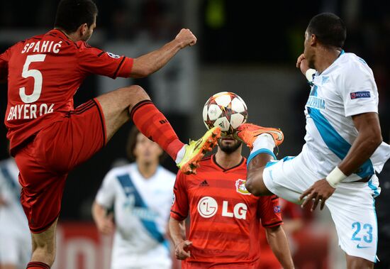 Football. UEFA Champions League. Bayer 04 vs. Zenit