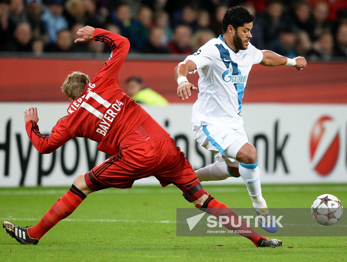Football. UEFA Champions League. Bayer 04 vs. Zenit