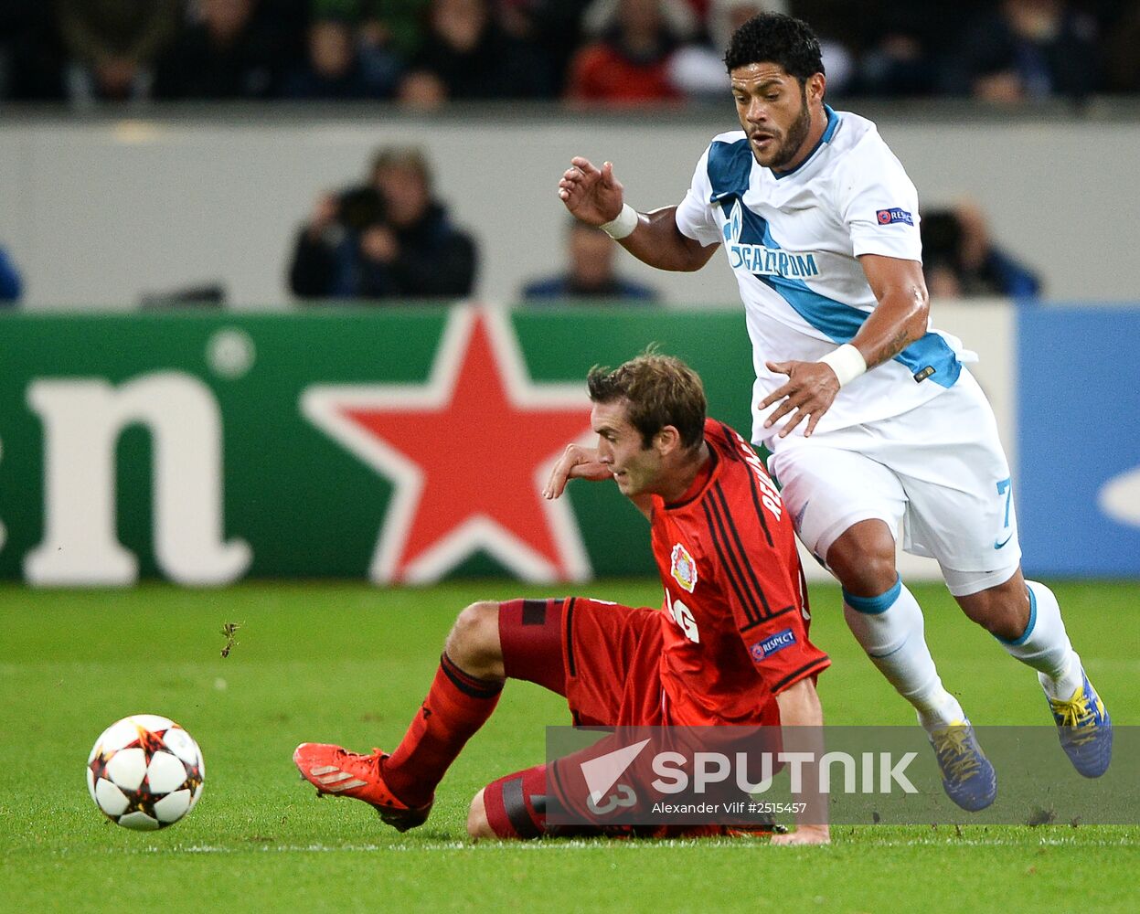 Football. UEFA Champions League. Bayer 04 vs. Zenit