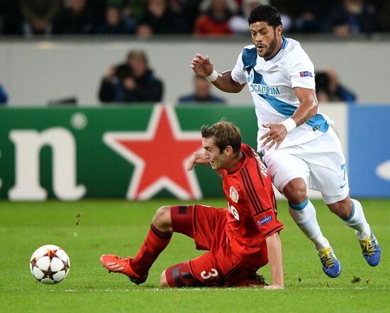 Football. UEFA Champions League. Bayer 04 vs. Zenit