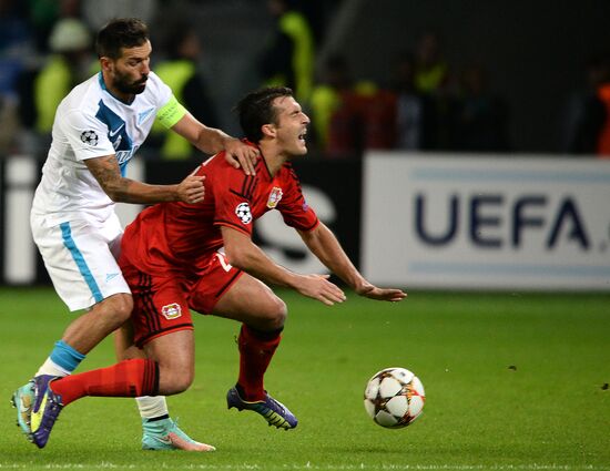 Football. UEFA Champions League. Bayer 04 vs. Zenit