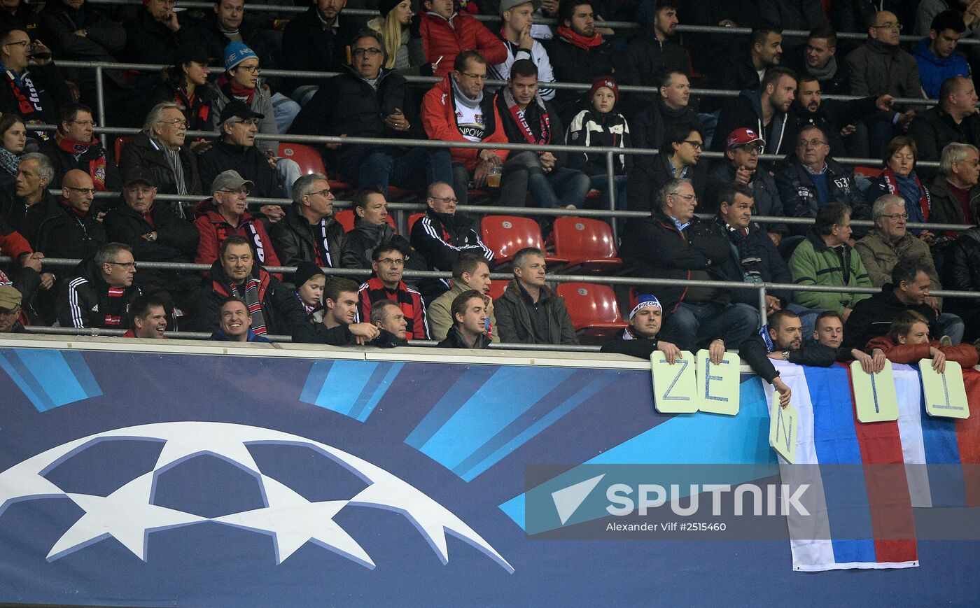 Football. UEFA Champions League. Bayer 04 vs. Zenit