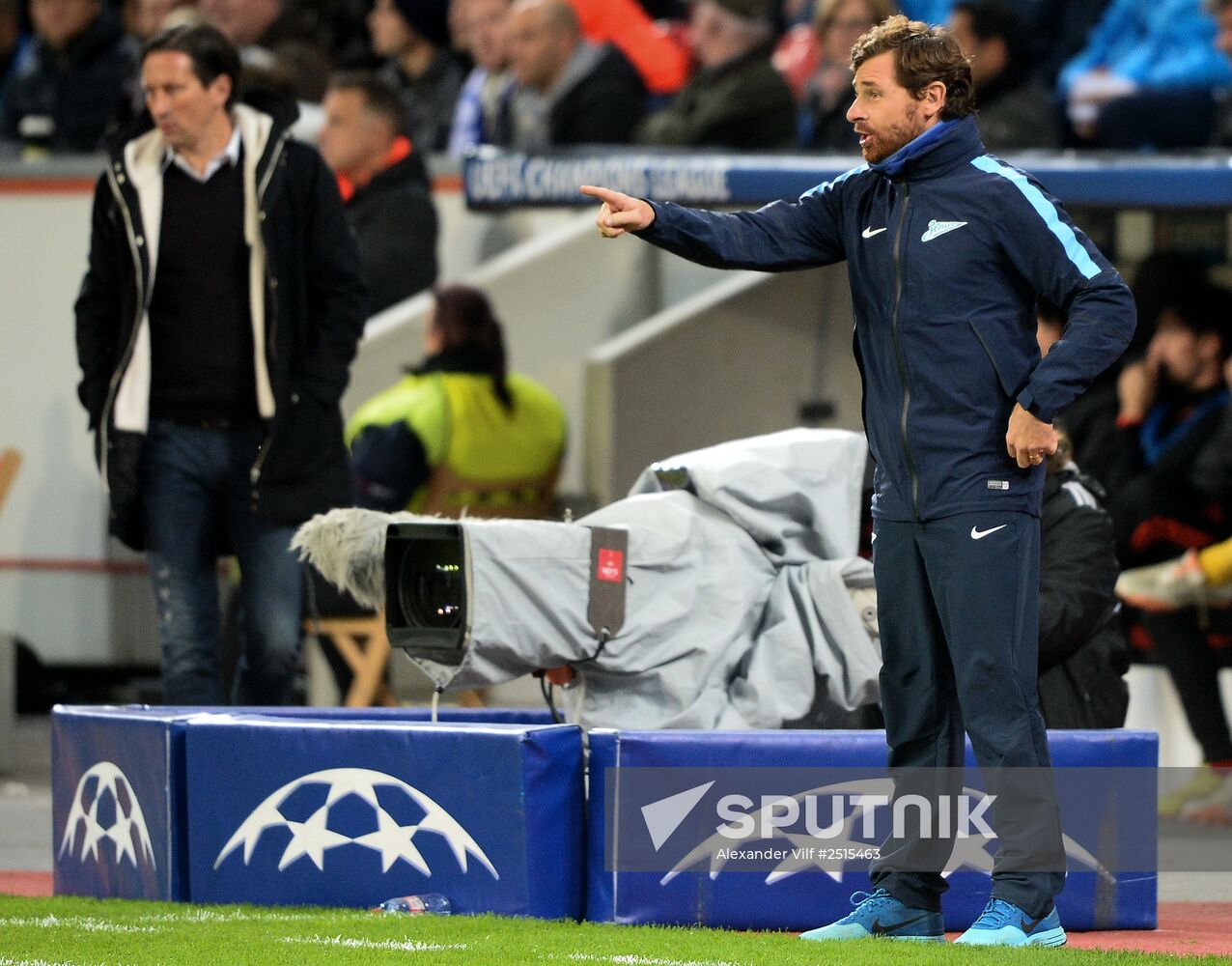 Football. UEFA Champions League. Bayer 04 vs. Zenit