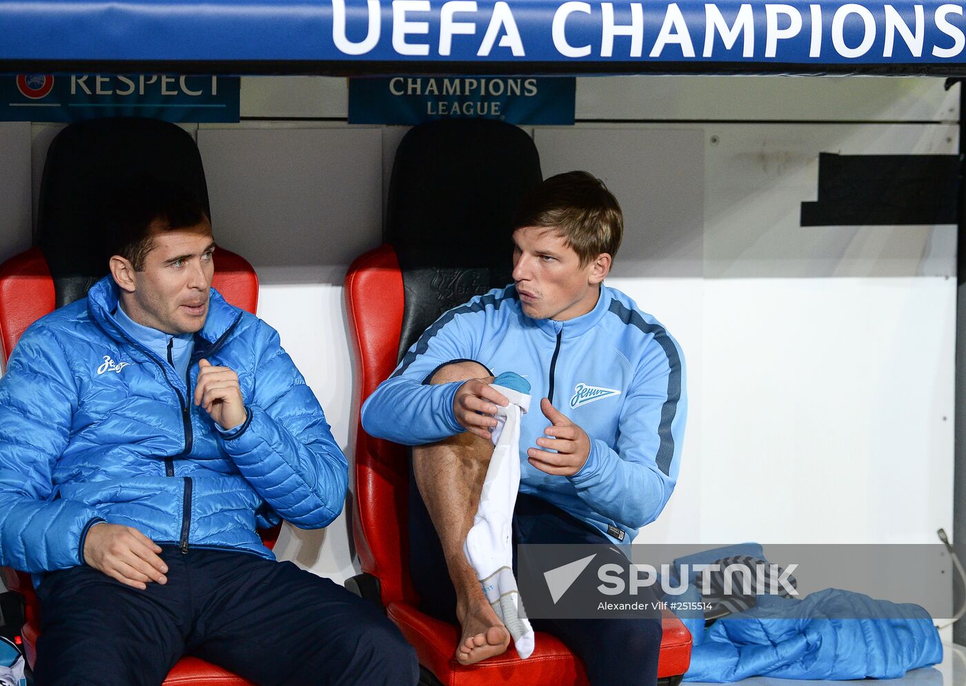 Football. UEFA Champions League. Bayer 04 vs. Zenit