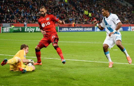 Football. UEFA Champions League. Bayer 04 vs. Zenit