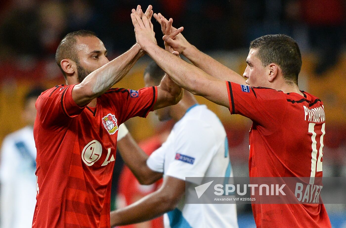 Football. UEFA Champions League. Bayer 04 vs. Zenit