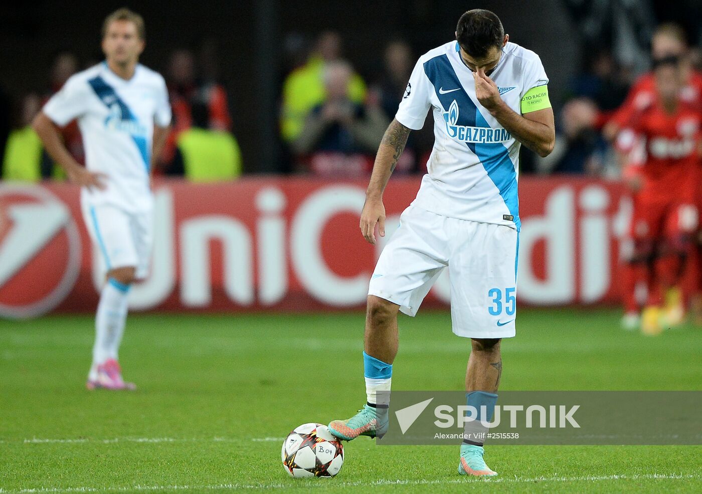 Football. UEFA Champions League. Bayer 04 vs. Zenit