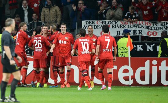 Football. UEFA Champions League. Bayer 04 vs. Zenit