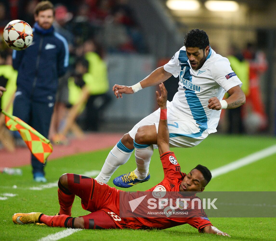 Football. UEFA Champions League. Bayer 04 vs. Zenit