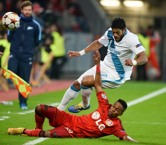 Football. UEFA Champions League. Bayer 04 vs. Zenit