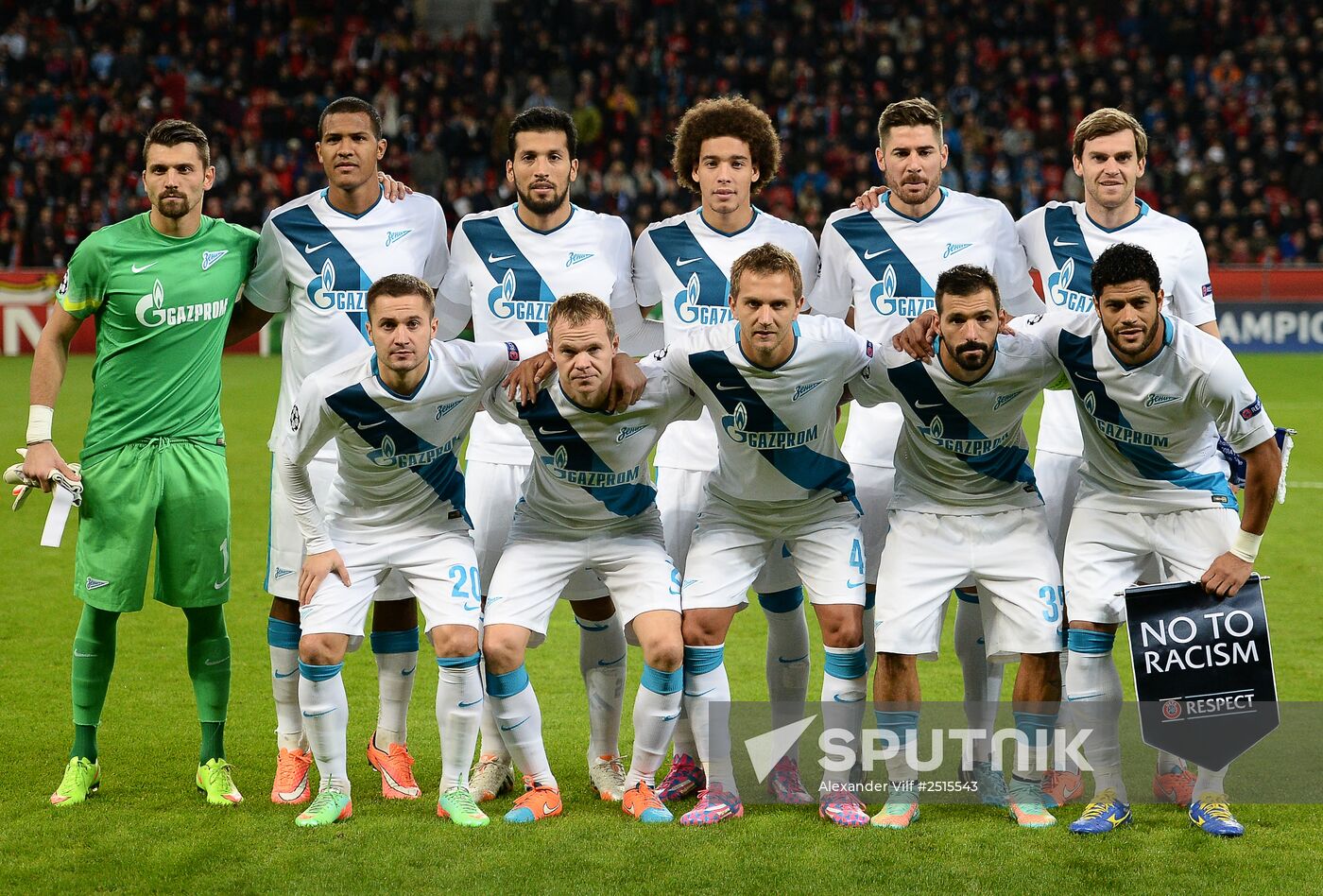 Football. UEFA Champions League. Bayer 04 vs. Zenit
