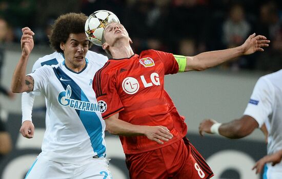 Football. UEFA Champions League. Bayer 04 vs. Zenit