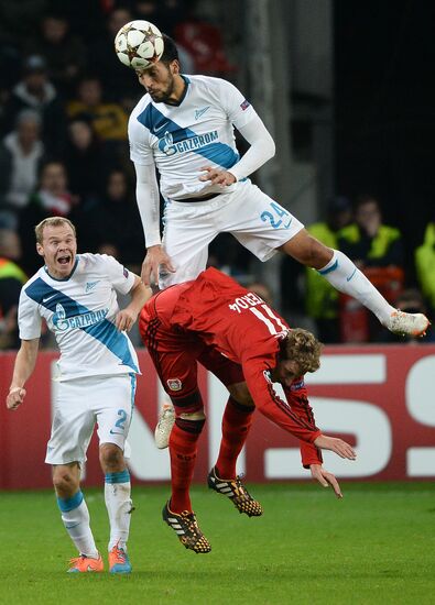Football. UEFA Champions League. Bayer 04 vs. Zenit