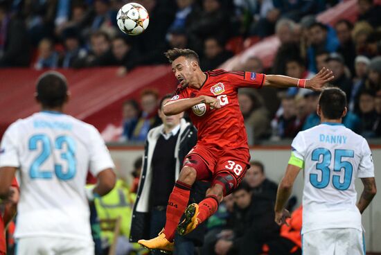 Football. UEFA Champions League. Bayer 04 vs. Zenit
