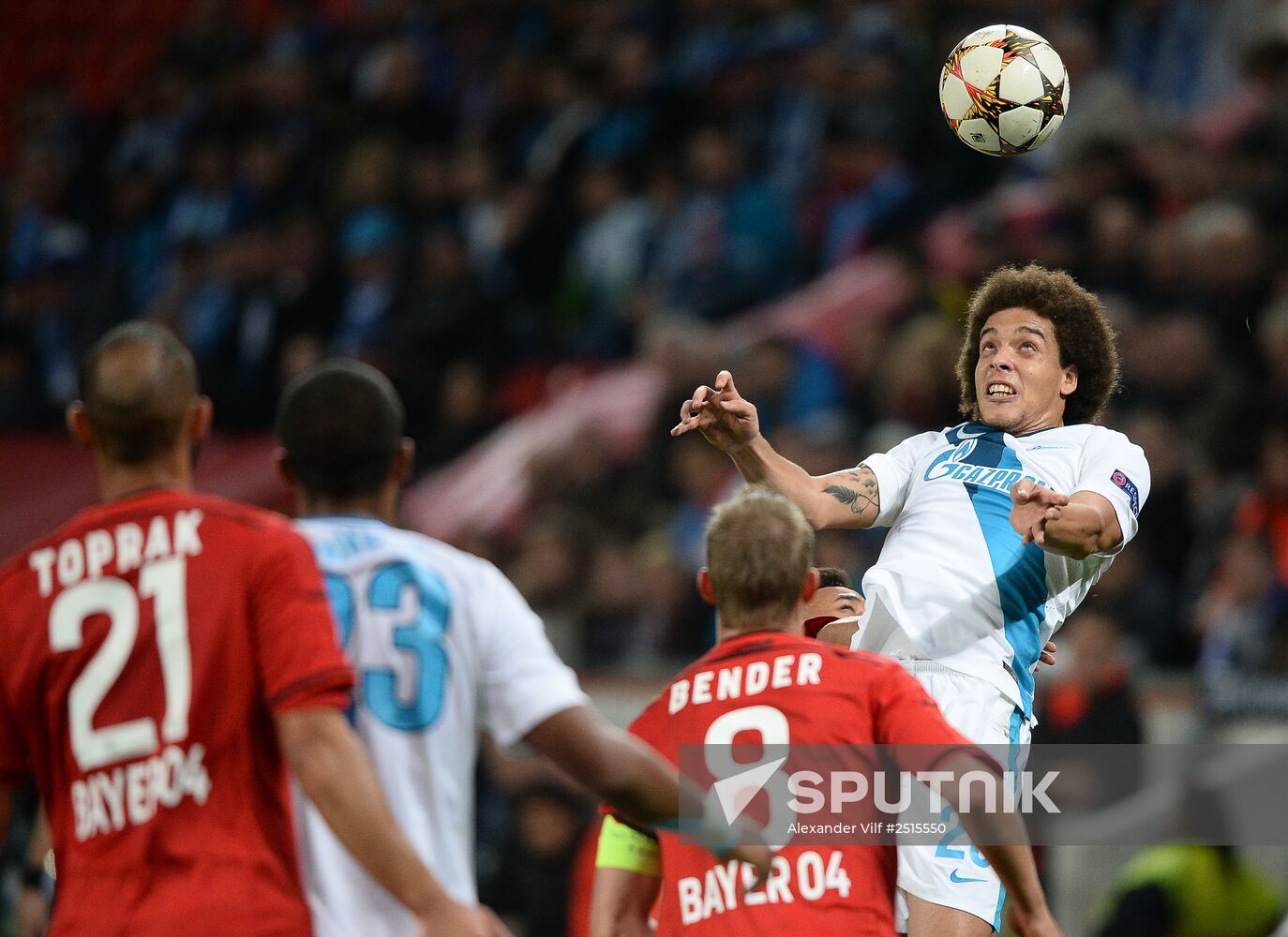 Football. UEFA Champions League. Bayer 04 vs. Zenit