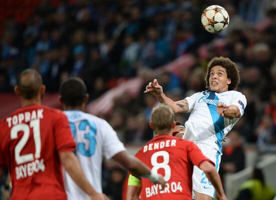 Football. UEFA Champions League. Bayer 04 vs. Zenit