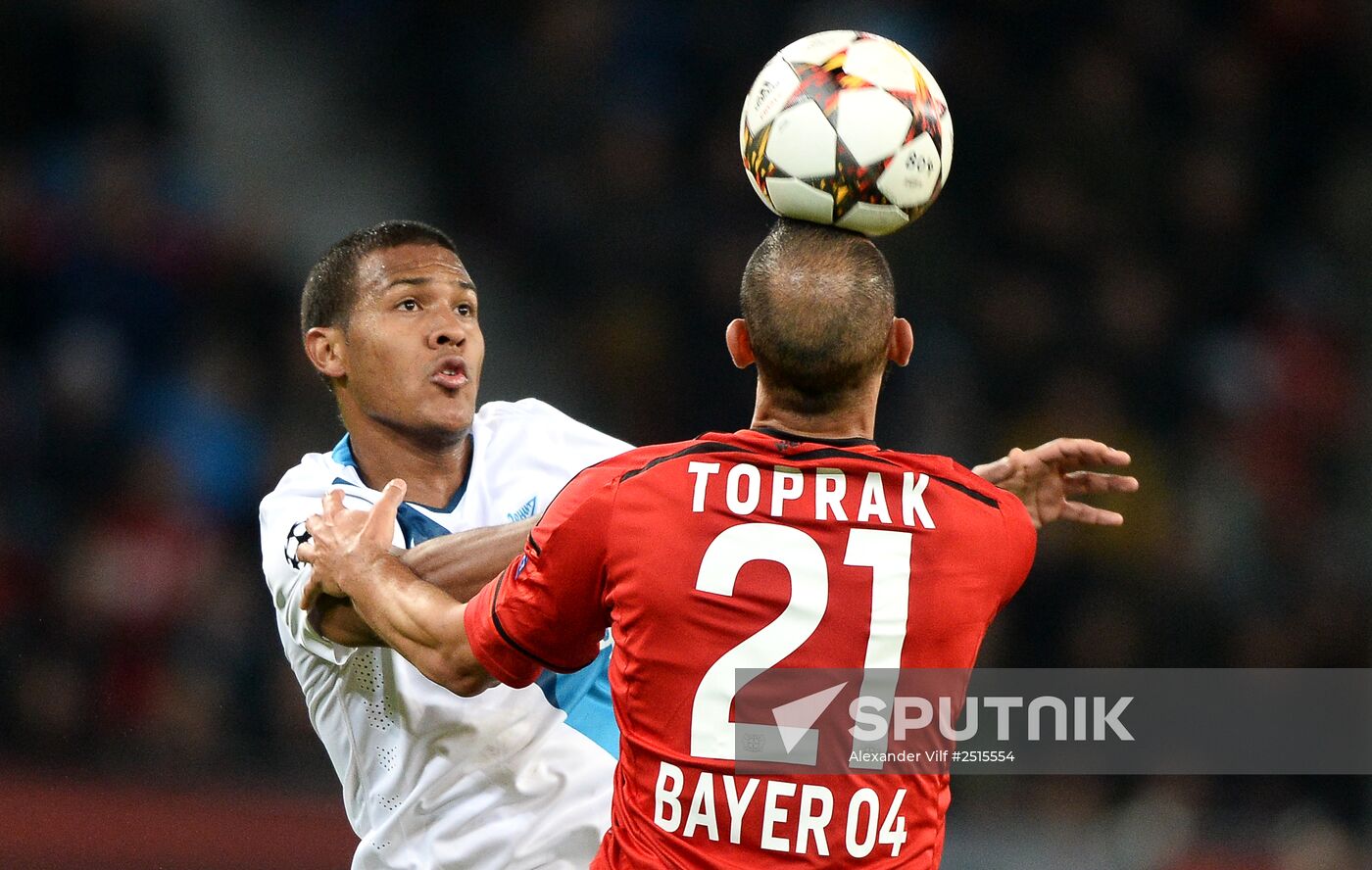 Football. UEFA Champions League. Bayer 04 vs. Zenit