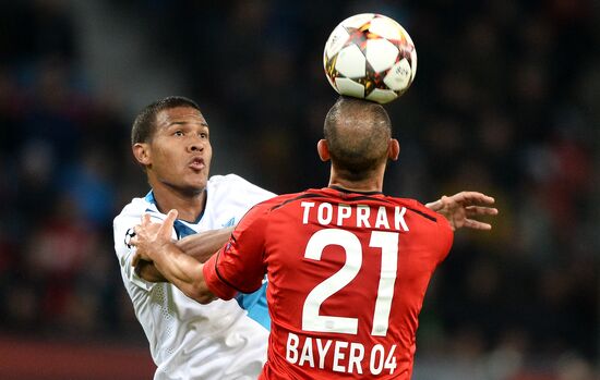 Football. UEFA Champions League. Bayer 04 vs. Zenit