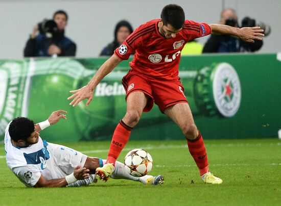 Football. UEFA Champions League. Bayer 04 vs. Zenit