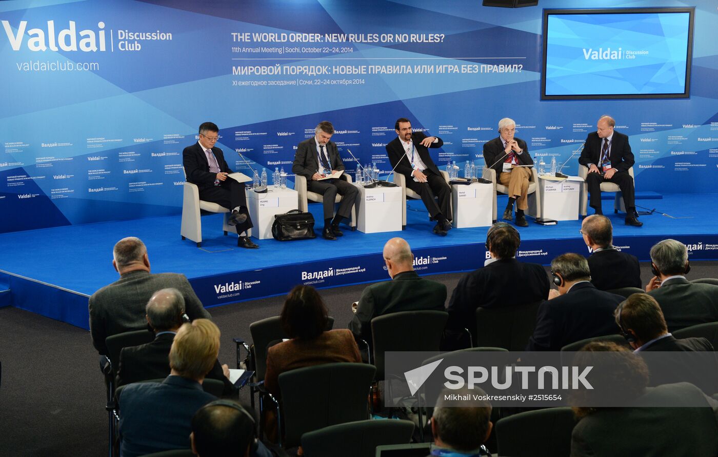 11th Meeting of Valdai Discussion Club. Day Two