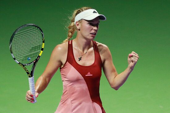Tennis. Final tournament of WTA. Day Four
