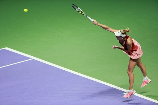 Tennis. Final tournament of WTA. Day Four