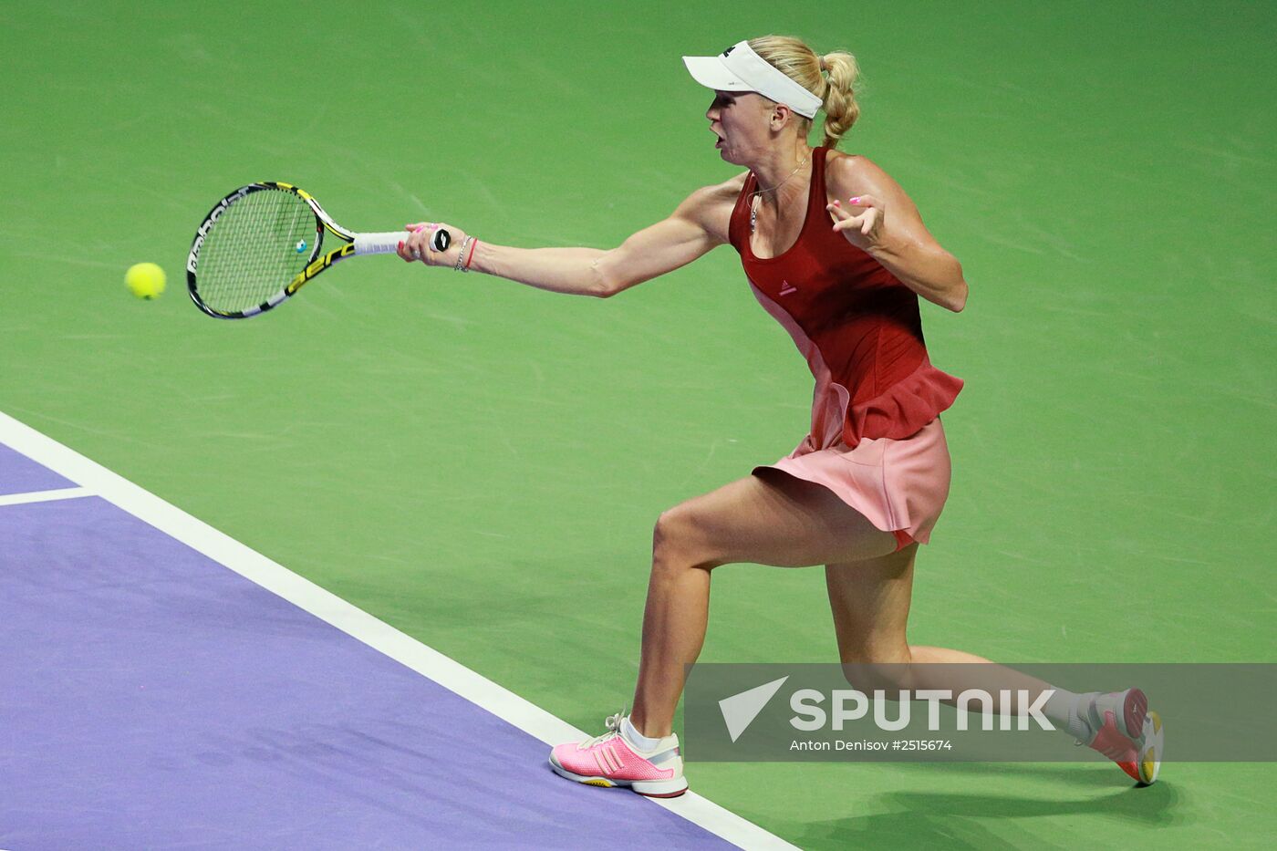 Tennis. Final tournament of WTA. Day Four