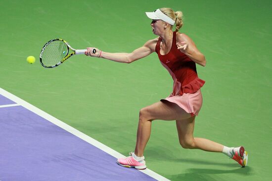 Tennis. Final tournament of WTA. Day Four