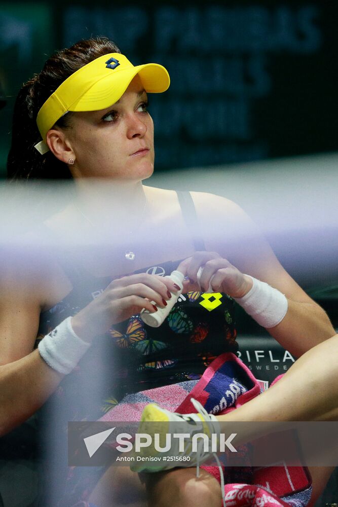 Tennis. Final tournament of WTA. Day Four