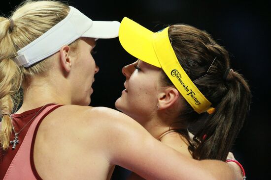 Tennis. Final tournament of WTA. Day Four